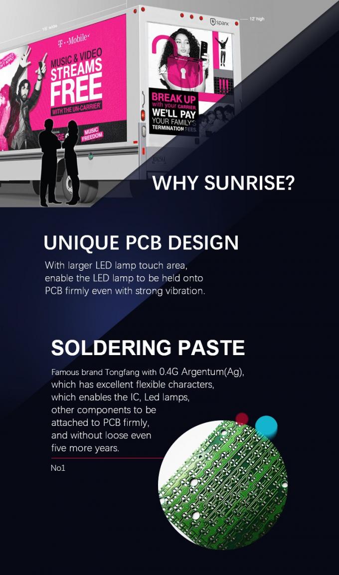 Εξωτερική ψηφιακή πινακίδα κινητή οθόνη LED φορτηγού πλήρους χρώματος P4.8 P6 P8 οθόνη LED διαφήμισης φορτηγού 2