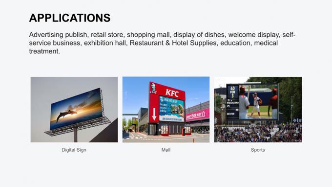 Εξωτερική σταθερή οθόνη οθόνης LED P3.91 P4.81 P6.25 P7.8 P10.4 Slim Full Color LED Video Wall 7