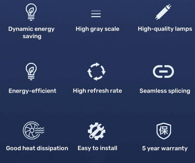 Εσωτερικό σχεδιασμό Δημιουργική οθόνη οθόνης LED για την προσθήκη μιας σύγχρονης πινελιάς σε σπίτια γραφεία και δημόσιους χώρους 1