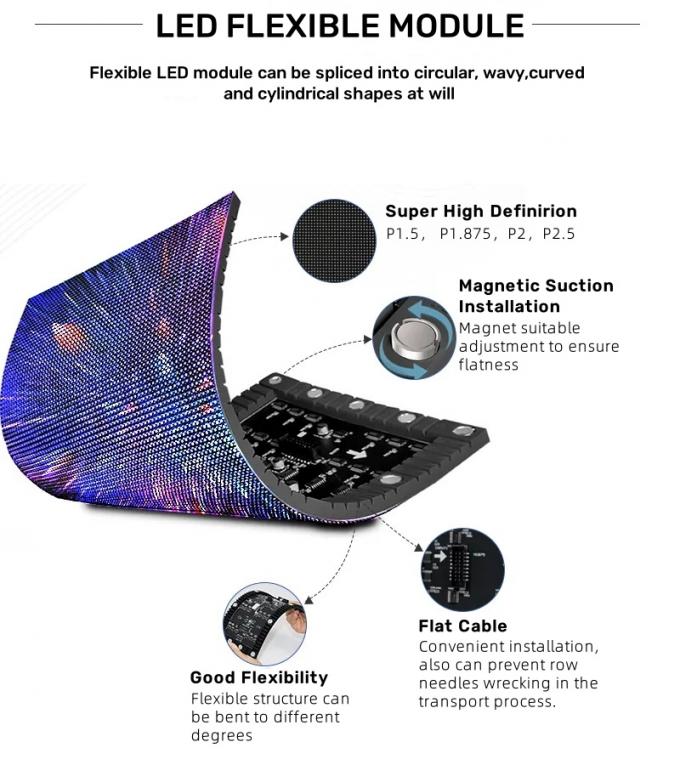 Εσωτερικό σχεδιασμό Δημιουργική οθόνη οθόνης LED για την προσθήκη μιας σύγχρονης πινελιάς σε σπίτια γραφεία και δημόσιους χώρους 3