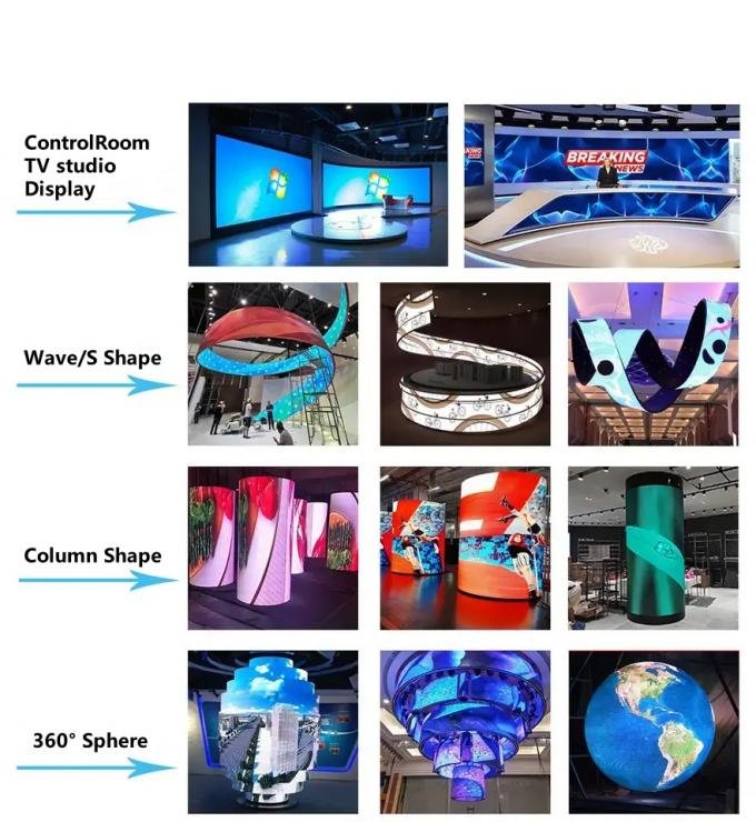 Εσωτερικό σχεδιασμό Δημιουργική οθόνη οθόνης LED για την προσθήκη μιας σύγχρονης πινελιάς σε σπίτια γραφεία και δημόσιους χώρους 6