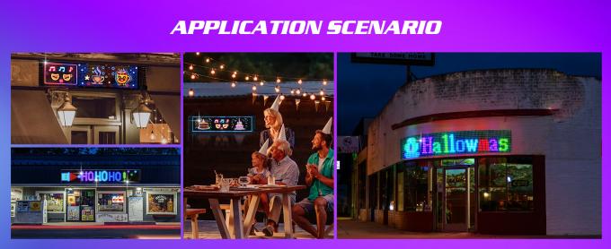 Προγραμματιζόμενο LED Σημάδι, 15'x4' Προετοιμασμένες Κινηματογραφίες & Προσαρμόσιμο κείμενο LED Σημάδι Αυτοκινήτου, Bluetooth APP Control Scrolling LED Σημάδι, Custom,Graffiti Ευέλικτο LED Πίνακα Ματρίδας για το κατάστημα αυτοκινήτων Hotel Holiday 5