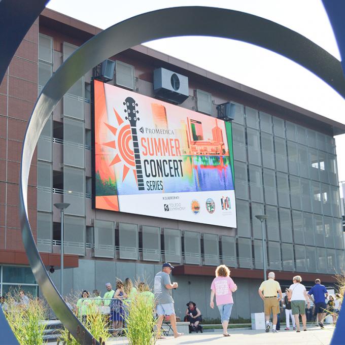 Εξωτερική οθόνη LED SMD HD Full Color P4 P5 P6 P8 P10 LED οθόνη τοίχου βίντεο 0