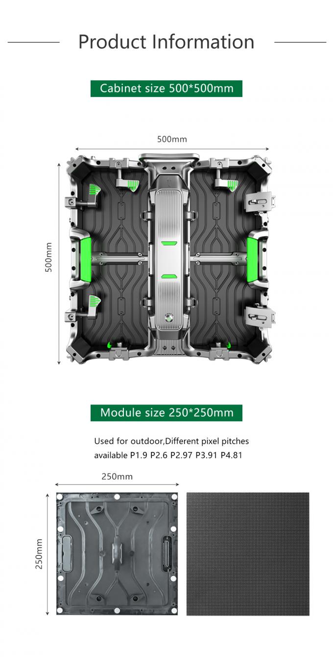 Εικονική οθόνη LED με υψηλής απόδοσης οθόνη LED οθόνης τοίχου βίντεο P2.5 P3 P4 P5 P6 εσωτερική εξωτερική οθόνη LED 2
