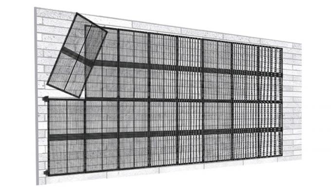 3.91-7.82mm Pixel Pitch Διαφανής οθόνη οθόνης LED με διαφάνεια 75% για απόσταση παρακολούθησης 5-100m 6