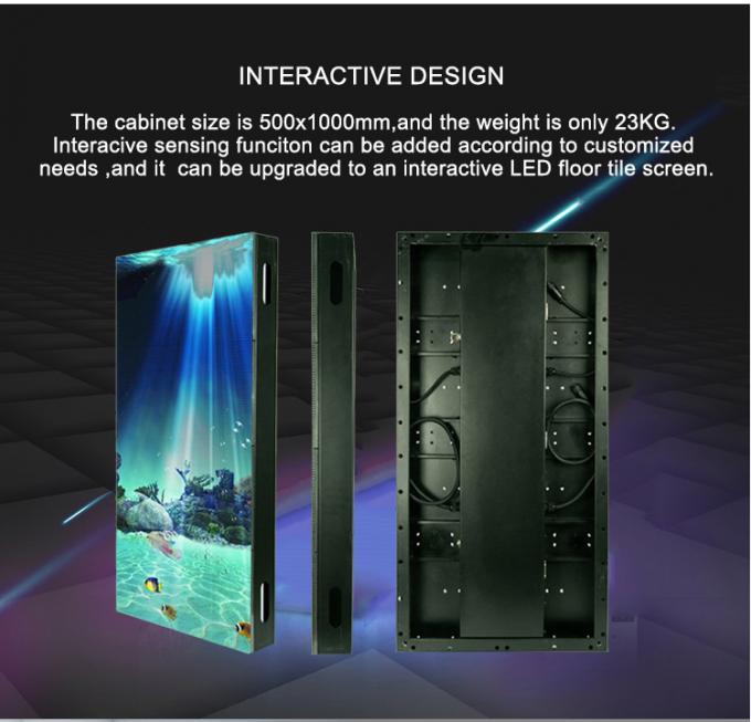 Ενοικίαση Πάνελ Δαπέδου LED Dance Floor 500*1000 High Refresh Led Stage Wedding Screen Wall P2.9 Διαδραστική Οθόνη LED 1