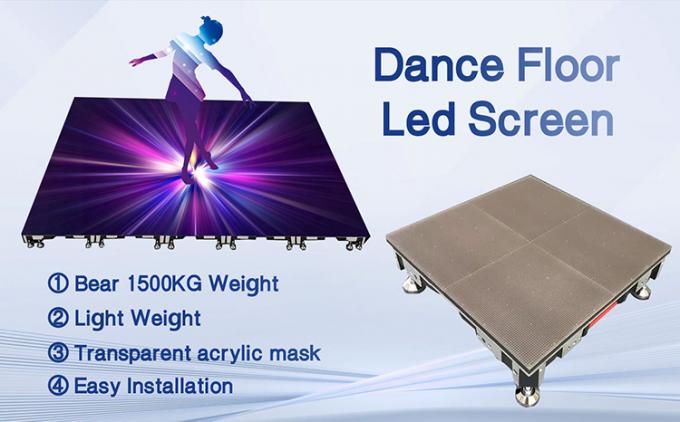 Ενοικίαση Πάνελ Δαπέδου LED Dance Floor 500*1000 High Refresh Led Stage Wedding Screen Wall P2.9 Διαδραστική Οθόνη LED 0