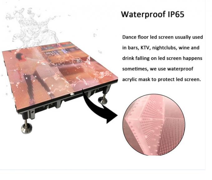 Ενοικίαση Πάνελ Δαπέδου LED Dance Floor 500*1000 High Refresh Led Stage Wedding Screen Wall P2.9 Διαδραστική Οθόνη LED 7
