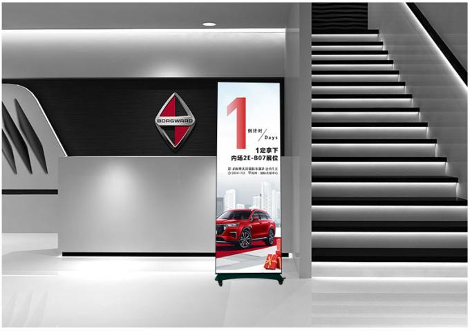 Οθόνη LED Poster Μετακινούμενη HD Εσωτερικού & Εξωτερικού Χώρου Δαπέδου P1.8 P2 Αναδιπλούμενη Οθόνη LED Poster P2.5 Οθόνη LED Poster 10