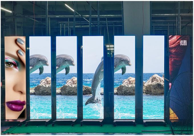 Οθόνη LED Poster Μετακινούμενη HD Εσωτερικού & Εξωτερικού Χώρου Δαπέδου P1.8 P2 Αναδιπλούμενη Οθόνη LED Poster P2.5 Οθόνη LED Poster 9