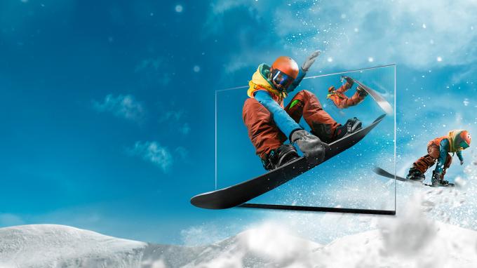 Διαφανής οθόνη LED P3.91 Οθόνη LED πλήρους χρώματος Ολογραφική Οθόνη Αόρατη Οθόνη LED Αόρατη 4