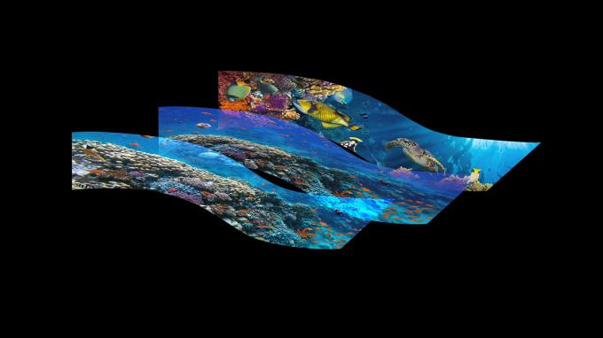 Διαφανής οθόνη LED P3.91 Οθόνη LED πλήρους χρώματος Ολογραφική Οθόνη Αόρατη Οθόνη LED Αόρατη 6