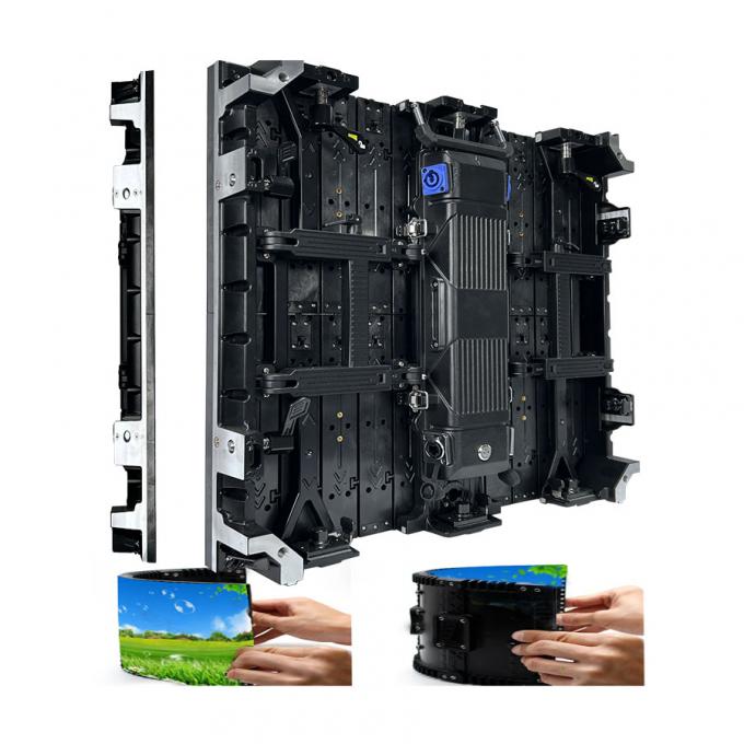 Καμπυλωτή Οθόνη Εσωτερικού/Εξωτερικού Χώρου Ευέλικτη Επίδειξη LED Video Wall Ενοικίαση LED για Εκθέσεις & Σκηνικές Δραστηριότητες - P2.976 P3.91 P4.81 1