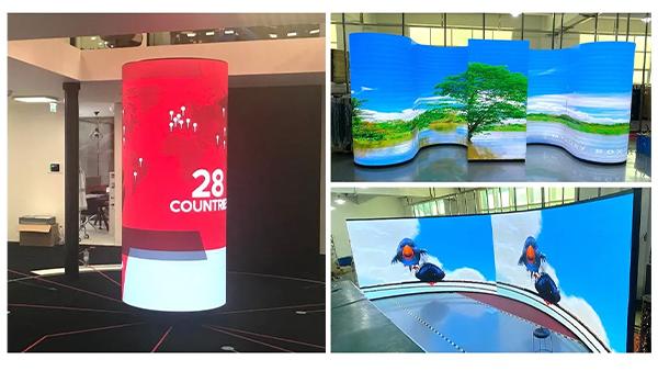 Προσαρμόσιμη μαλακή οθόνη Led Tv Display P3 Εσωτερικό εύκαμπτο πάνελ Led Sexy Screen Τιμή 1