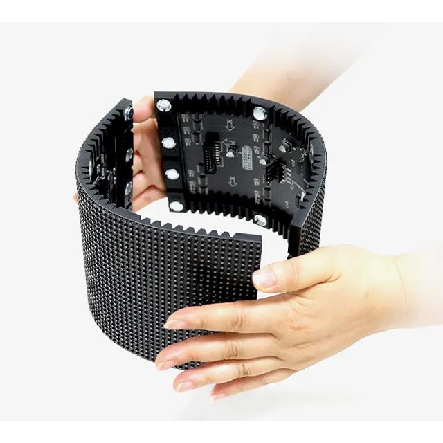 Προσαρμόσιμη μαλακή οθόνη Led Tv Display P3 Εσωτερικό εύκαμπτο πάνελ Led Sexy Screen Τιμή 2