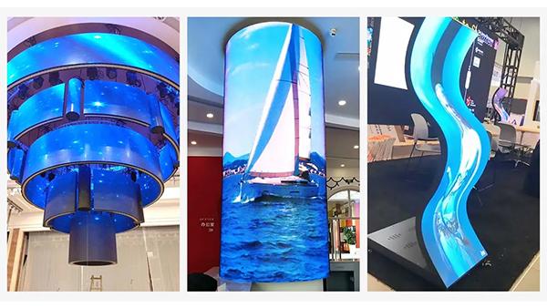 Προσαρμόσιμη μαλακή οθόνη Led Tv Display P3 Εσωτερικό εύκαμπτο πάνελ Led Sexy Screen Τιμή 5