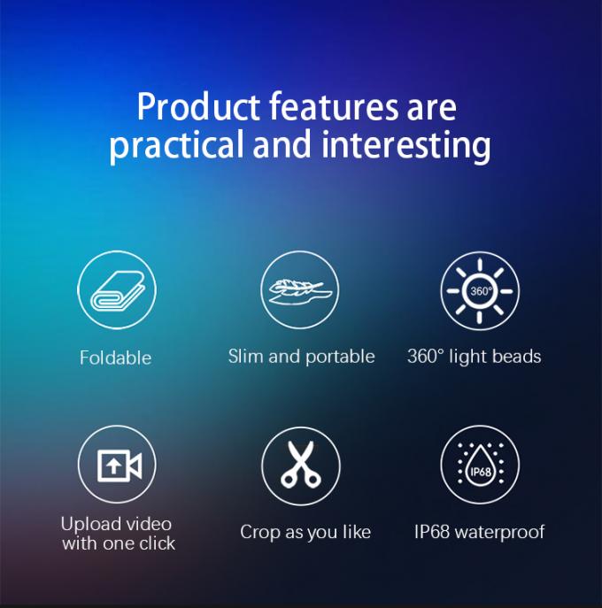 Πετούσα οθόνη LED με Drone Magic Carpet Screen LED Film Screen επαναφορτιζόμενη για εξωτερική διαφήμιση Προσαρμοσμένη 1