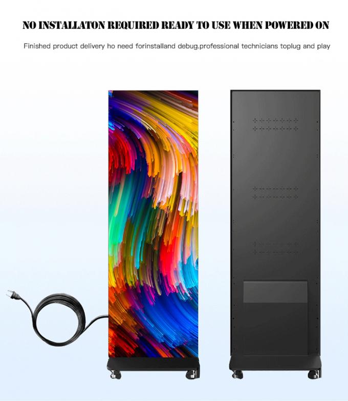 P2.5 Δαπλώσιμη αφίσα LED Εντός χώρου αφίσα LED Διαφήμιση Έκθεση προϊόντων 4