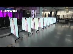 Διαδραστική έξυπνη HD 2K 4K LED οθόνη τηλεόραση 145 ιντσών με αλουμιφρέμα για αίθουσα εκθέσεων