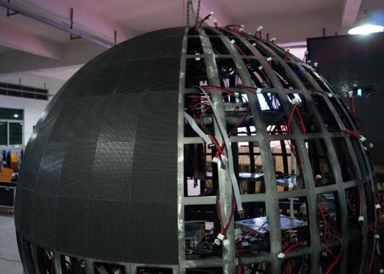 Customized Creative Spherical LED Display Screen For Indoor Outdoor