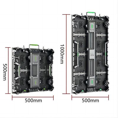 P4.81 Waterproof Indoor / Outdoor Rental LED Display Stage Background