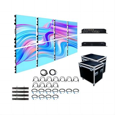 500x1000mm P3.9 P4.8 Outdoor Rental LED Display With Independent Power Box