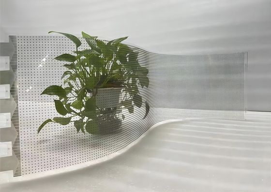Glass Mesh Transparent LED Display Screen For Shopping Malls Multipurpose