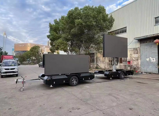 Mobile trailer led screen HD P4 P5 P6 advertising led signage display
