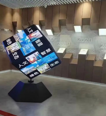 Outdoor Waterproof Special-shaped Screen Shop Signs Cube Advertising Screen LED  Led Cube Display Store