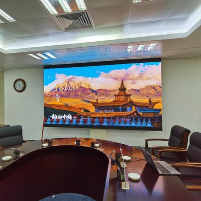 Fine pixel pitch COB P0.7 0.7mm P0.9 control room meeting room Big TV panel video wall Led Display