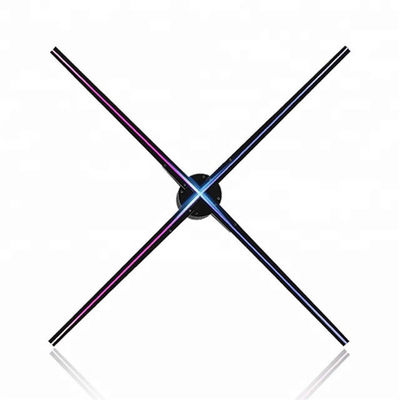 Spliced 65cm wifi light outdoor advertising machine 3D LED holographic display projector rotating hologram fan