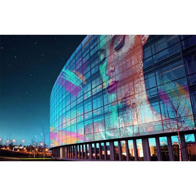 High Brightness Transparent LED Screen Display Clear Glass Window LED Transparent Video Wall Flexible Panel LED Screen