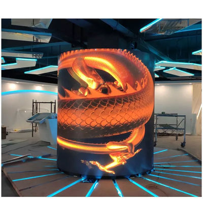 P2 P2.5 P3 P4 P5 Indoor Flexible LED Module Panel Full Color Curved Circle Led Display