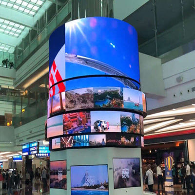 P2 P2.5 P3 P4 P5 Indoor Flexible LED Module Panel Full Color Curved Circle Led Display
