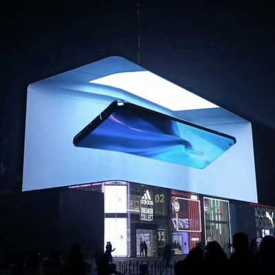 Outdoor LED TV Screen with Pixels Density of 10000dots/sqm and Circle Size Dimension
