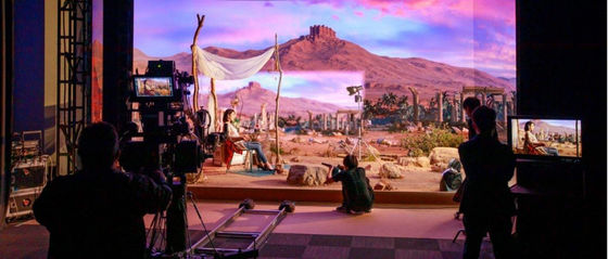 3D Immersive Screen VFX VR VP XR Filming Wall Curved Led Video Wall Hd Led Display Virtual Production Studio