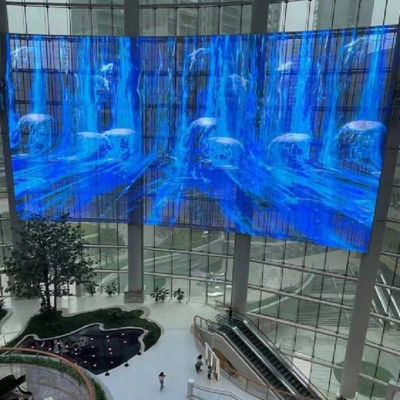 P2.8 P4 P10 P15.6 Indoor Outdoor HD Full Color Rental Led Video Screen Fixed Transparent Glass LED Display Panel