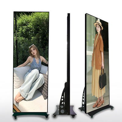 3 in 1 SMD2121 Tube Chip Color LED Poster Screen with Full Screen Display and Wifi Control 65 Inch