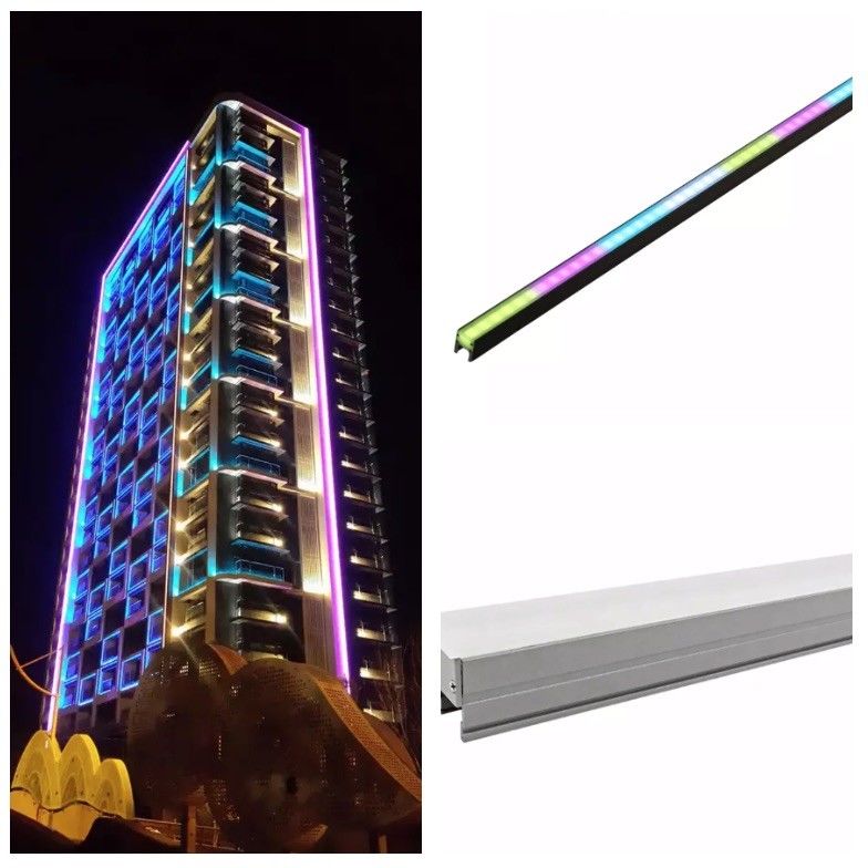 IP66 Waterproof Outdoor LED Strip Light SMD5050 RGBW LED Linear Light 24 - 48VDC